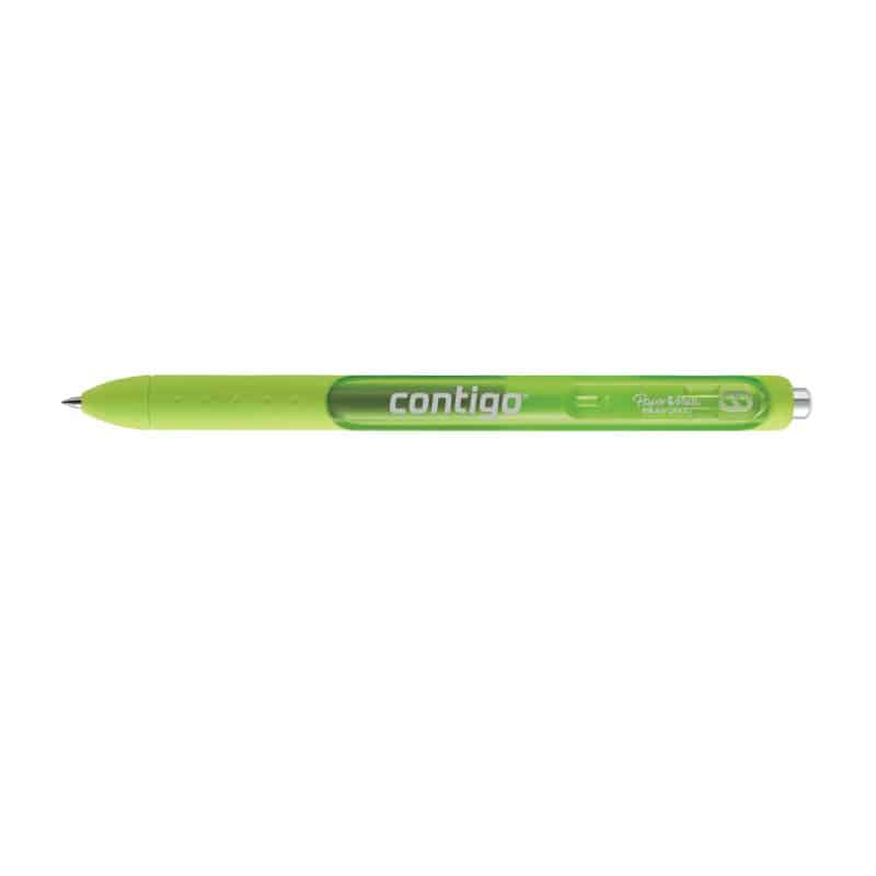 Custom Paper Mate® Inkjoy Gel - Black Ink - Lime