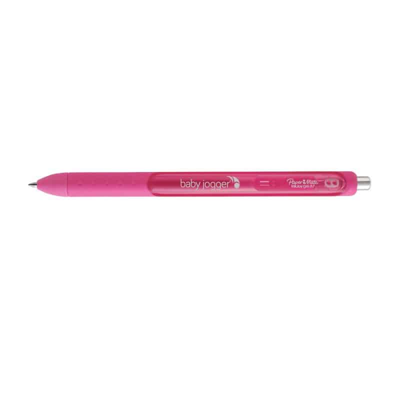 Custom Paper Mate® Inkjoy Gel - Black Ink - Pink
