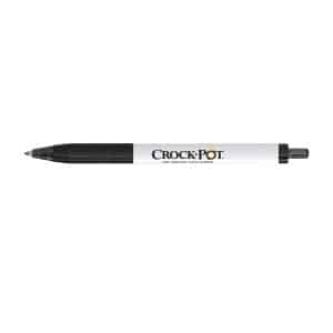 Custom Paper Mate® Inkjoy White Barrel - Black Ink - Black
