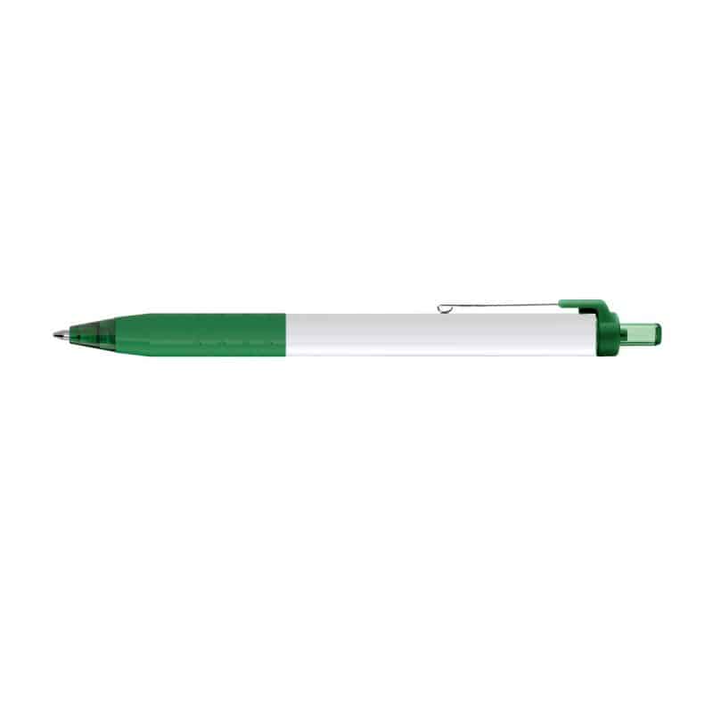 Custom Paper Mate® Inkjoy White Barrel - Black Ink - Green - 2
