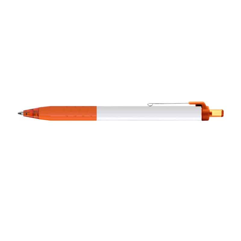 Custom Paper Mate® Inkjoy White Barrel - Black Ink - Orange - 2