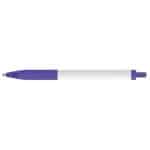 Custom Paper Mate® Inkjoy White Barrel - Black Ink - Purple - 1