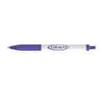 Custom Paper Mate® Inkjoy White Barrel - Black Ink - Purple