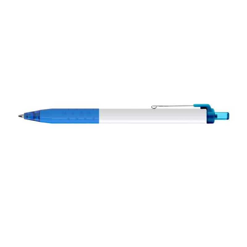 Custom Paper Mate® Inkjoy White Barrel - Black Ink - Turquoise - 2