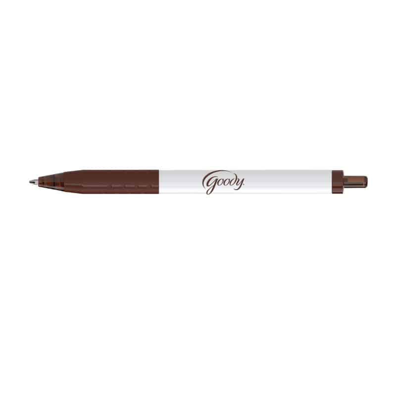Custom Paper Mate® Inkjoy White Barrel - Brown