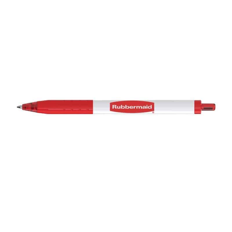 Custom Paper Mate® Inkjoy White Barrel - Red