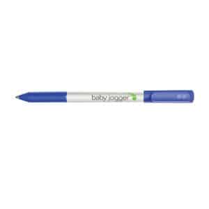 Custom Paper Mate® Write Bros Stick Pen White Barrel - Black Ink - Blue