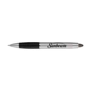Custom Paper Mate® Element Pearlized Barrel - Blue Ink - Metallic Silver