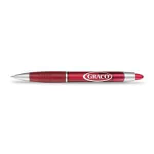 Custom Paper Mate® Element Translucent Barrel - Black Ink - Cranberry