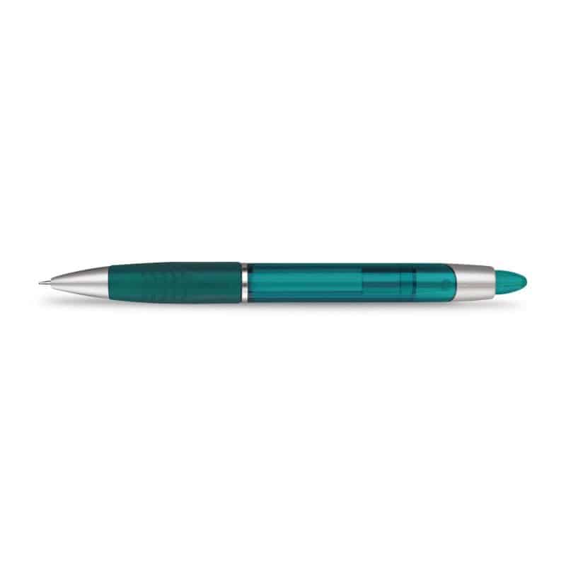 Custom Paper Mate® Element Translucent Barrel - Black Ink - Teal - 1