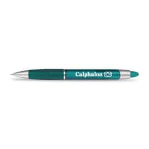 Custom Paper Mate® Element Translucent Barrel - Black Ink - Teal